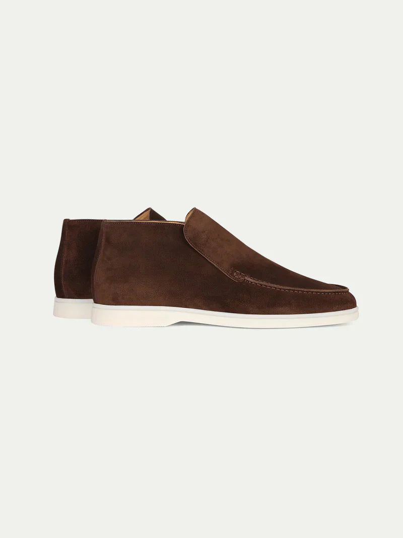 Brun city-loafer