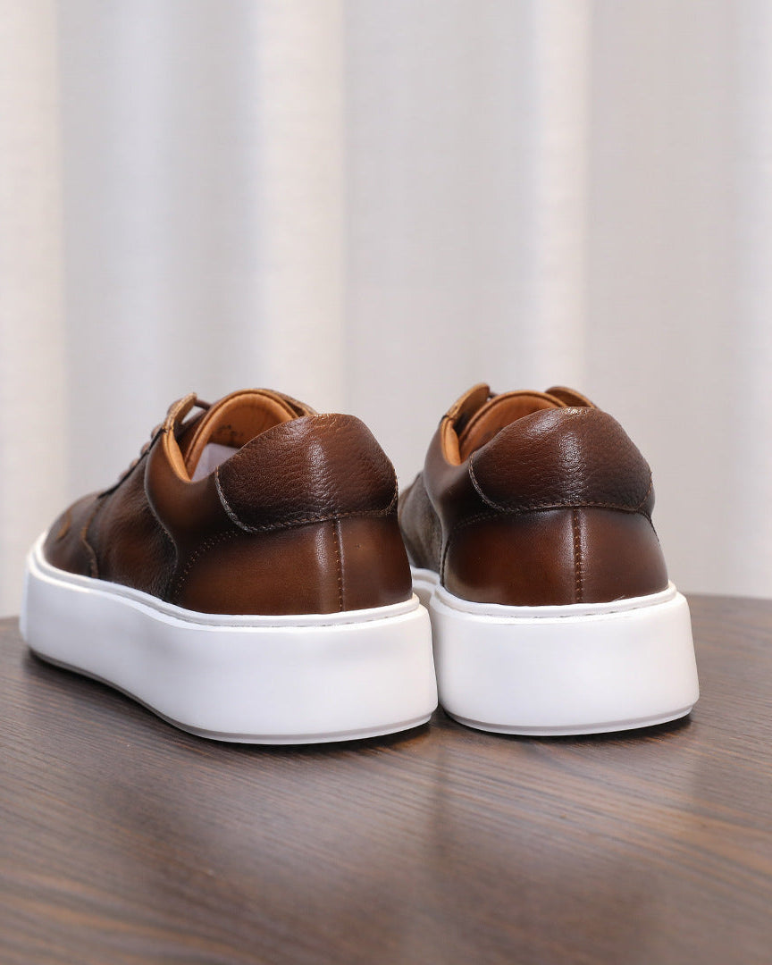 Torino Pebble-Grain låga sneakers