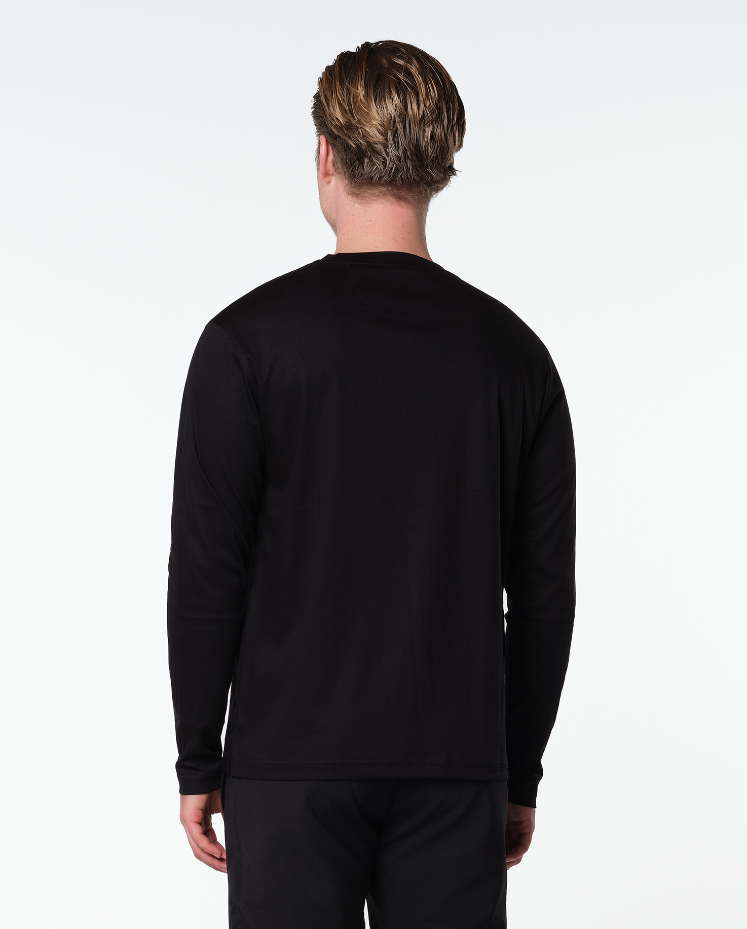 LYXIG L/S T-SHIRT - SVART