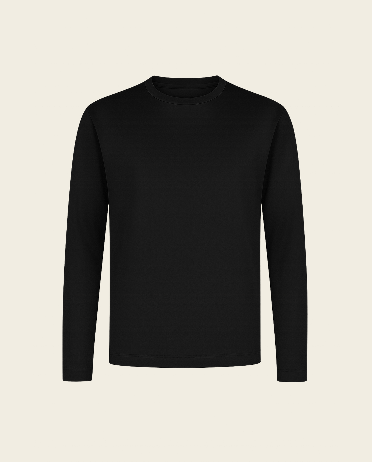 LYXIG L/S T-SHIRT - SVART